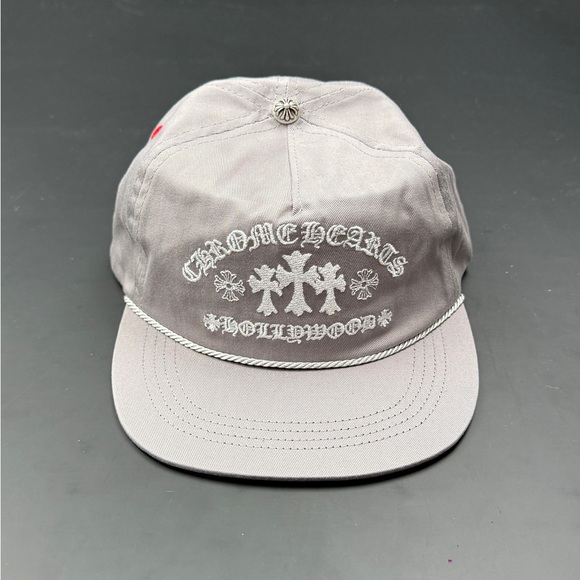 Chrome Hearts Other - Chrome Hearts Light Gray Embroidered Rope Cap